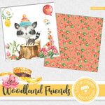 Woodland Friends Digital Paper LPB7005A