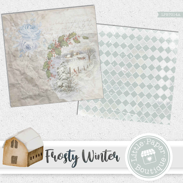 Frosty Winter Digital Paper LPB7014A