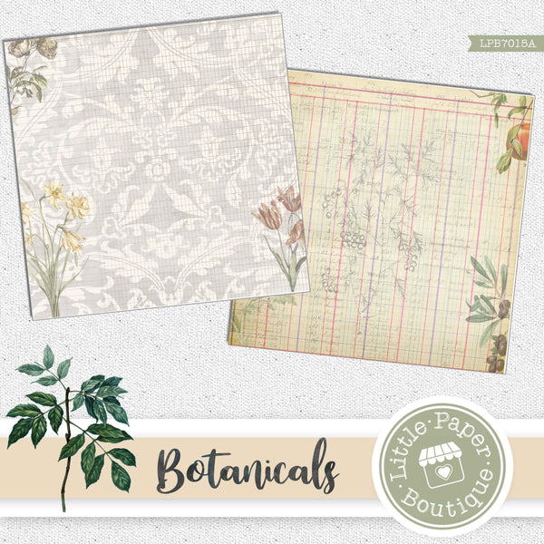 Botanicals Digital Paper LPB7015A