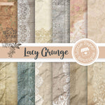 Lady Grunge Digital Paper LPB7018A