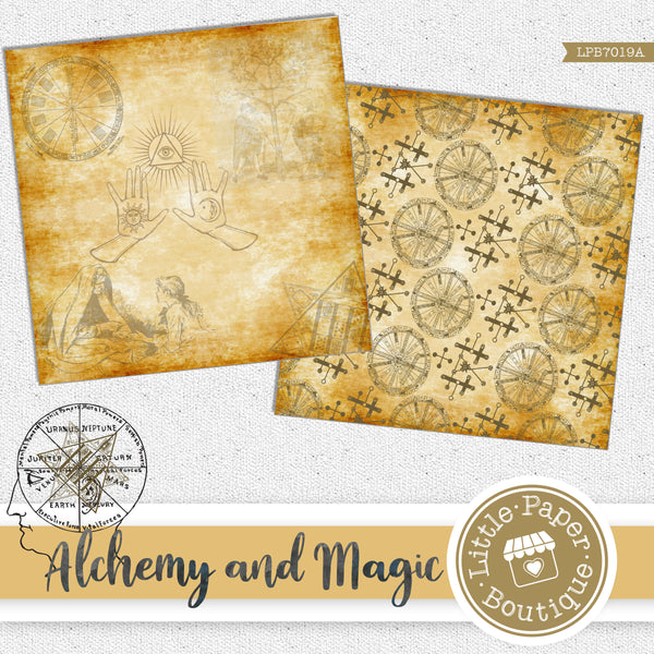 Alchemy and Magic Digital Paper LPB7019A
