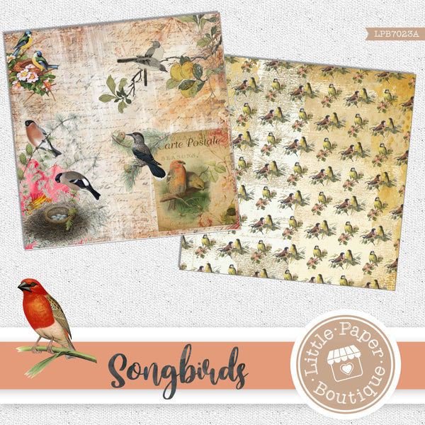 Songbirds Digital Paper LPB7023A