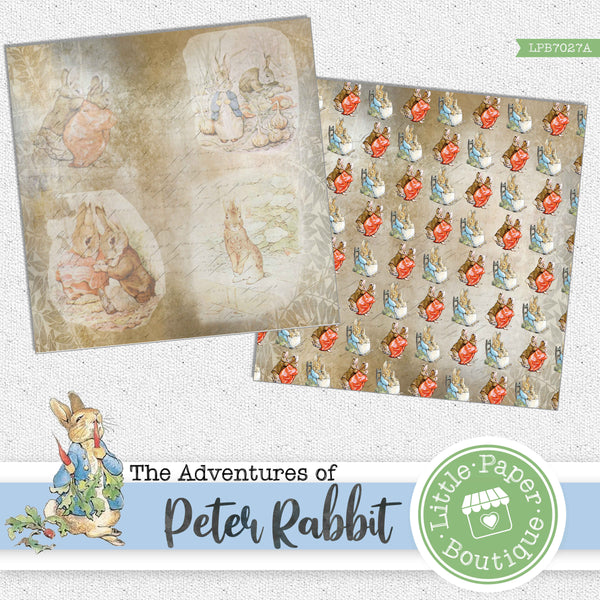 The Adventures of Peter Rabbit Digital Paper LPB7027A