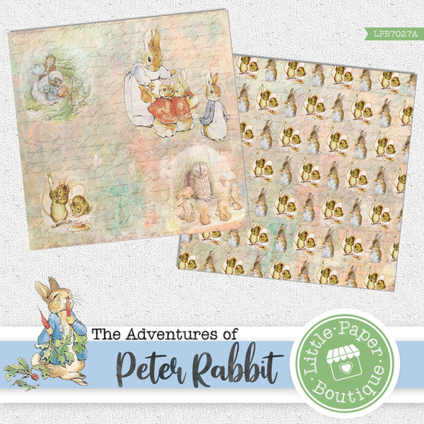 The Adventures of Peter Rabbit Digital Paper LPB7027A