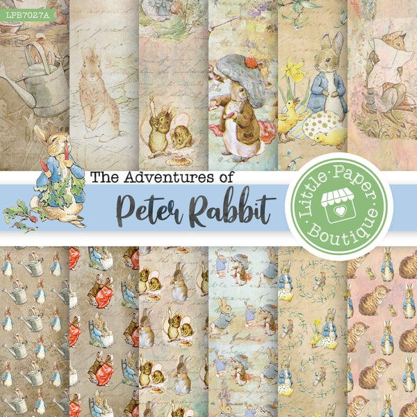 The Adventures of Peter Rabbit Digital Paper LPB7027A