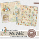 Jamima Puddle Duck and Beatrix Potter Digital Paper LPB7029A