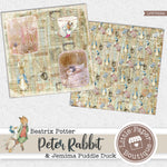 Jamima Puddle Duck and Beatrix Potter Digital Paper LPB7029A