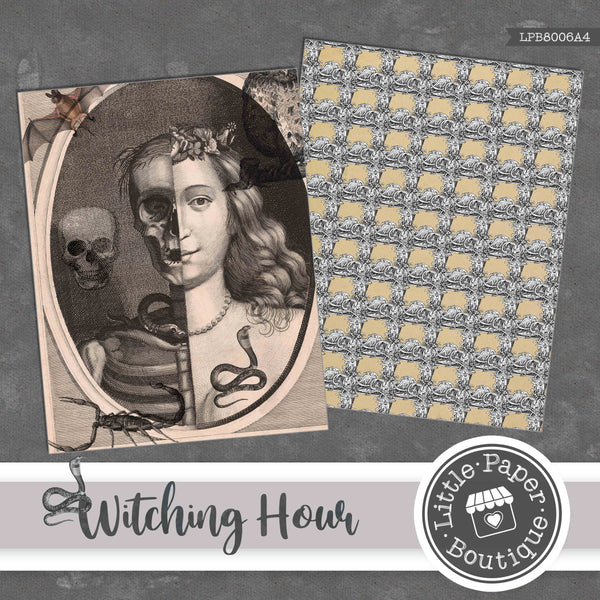 Witching Hour Letter Size Digital Paper LPB8006A4