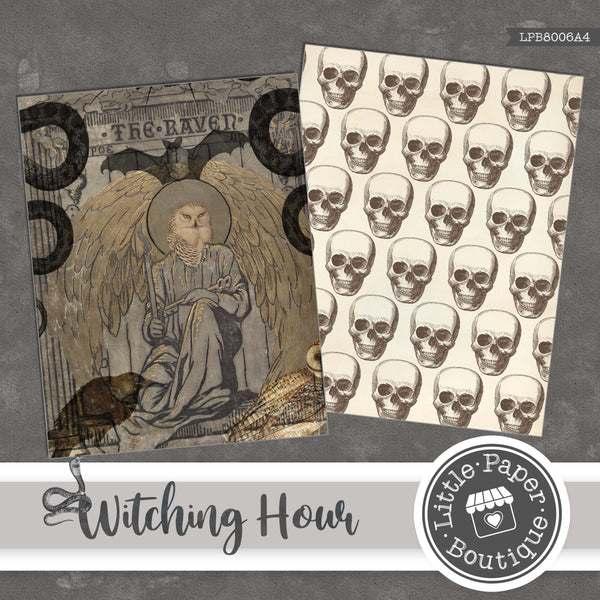 Witching Hour Letter Size Digital Paper LPB8006A4