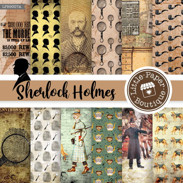 Sherlock Holmes Digital Paper LPB9007A