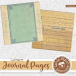 Library Journal Pages Digital Paper LPB9016A