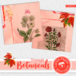 Botanicals Vintage Digital Paper LPB9027A