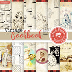 Vintage Cookbook Digital Paper LPB9032A