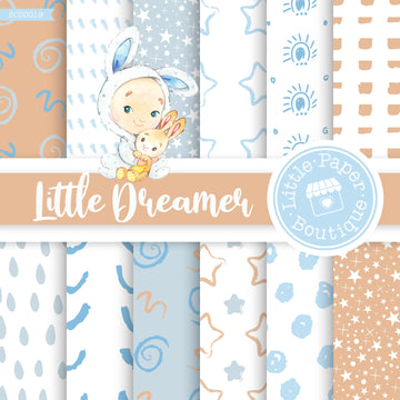 Little Dreamer Seamless Digital Paper SCS0019B