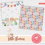 Little Llamas Digital Paper LPB8001A