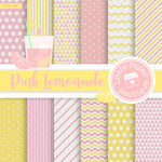 Pink Lemonade Seamless Digital Paper SCS0006B