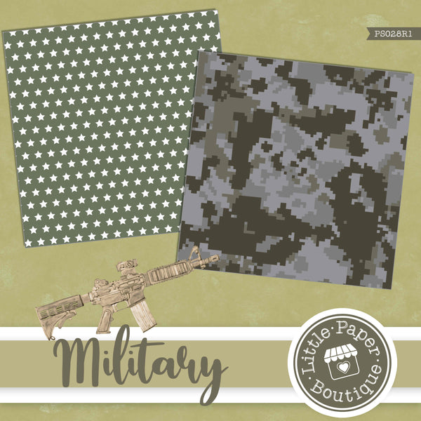 Army Military Digital Paper PS028R1