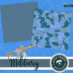 Navy Military Digital Paper PS028R4