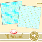 Mermaid Scales Digital Paper PS016R5