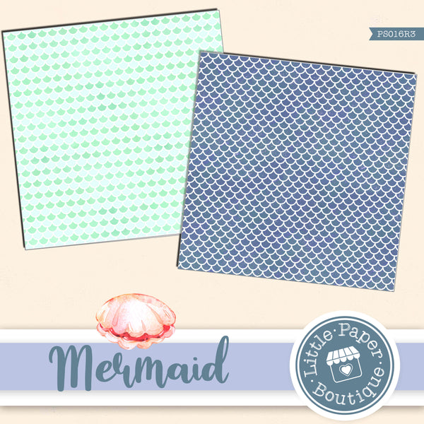 Mermaid Scales Digital Paper PS016R3