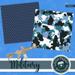 Navy Military Digital Paper PS028R4