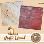 Dark Rustic Wood Digital Paper PS006B