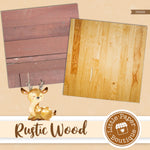 Dark Brown Rustic Wood Digital Paper PS009B