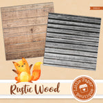 Old Dark Brown Rustic Wood Digital Paper PS010B