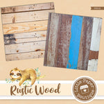 Natural Rustic Wood Digital Paper PS012B