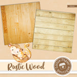 Wood Grain Texture Digital Paper PS015B