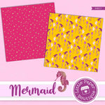 Mermaid Scales Digital Paper PS017B