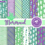 Mermaid Scales Digital Paper PS020B