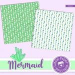 Mermaid Scales Digital Paper PS020B
