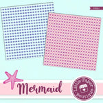 Mermaid Scales Digital Paper PS021B