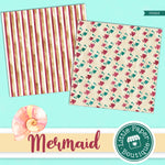 Mermaid Scales Digital Paper PS023B