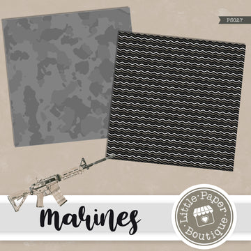 Marines Military Digital Paper PS027B