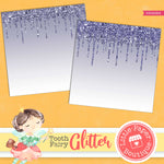 Tooth Fairy Dripping Glitter Digital Paper PS049B4