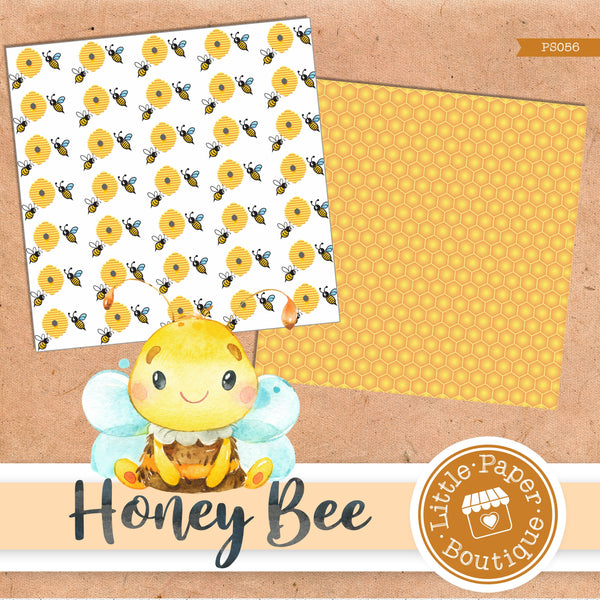 Honey Bees Digital Paper PS056A