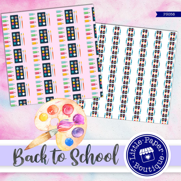 Back to School Digital Paper PS058A