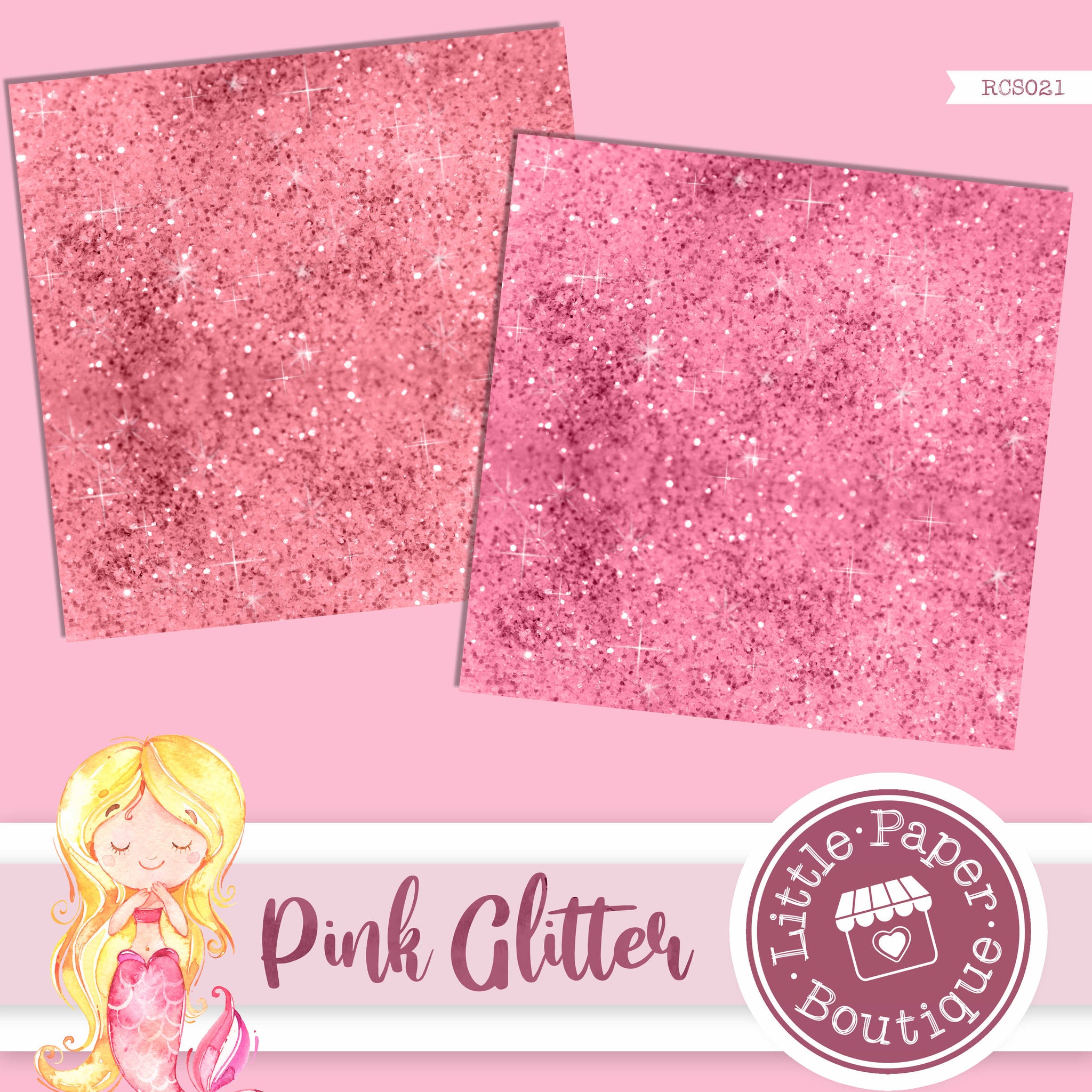 Pink Glitter Digital Paper