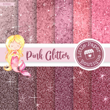 Pink Glitter Digital Paper RCS021B