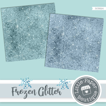Frozen Glitter Digital Paper RCS024B