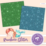 Rainbow Glitter Digital Paper RCS025B