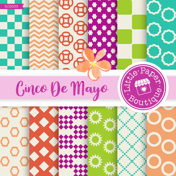 Cinco De Mayo Digital Paper RCS033B