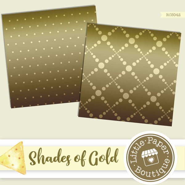 Shades of Gold Digital Paper RCS042B