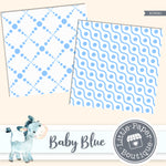 Baby Blue Digital Paper RCS041B