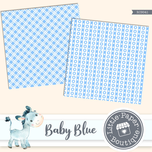 Baby Blue Digital Paper RCS041B