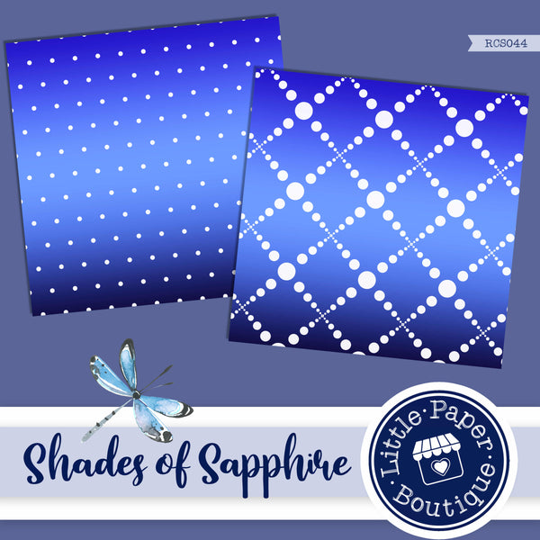 Shades of Sapphire Digital Paper RCS044B