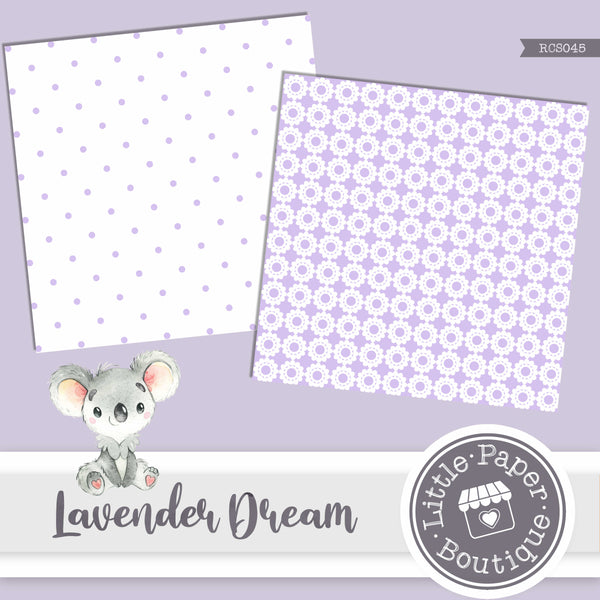 Lavender Dream Digital Paper RCS046B