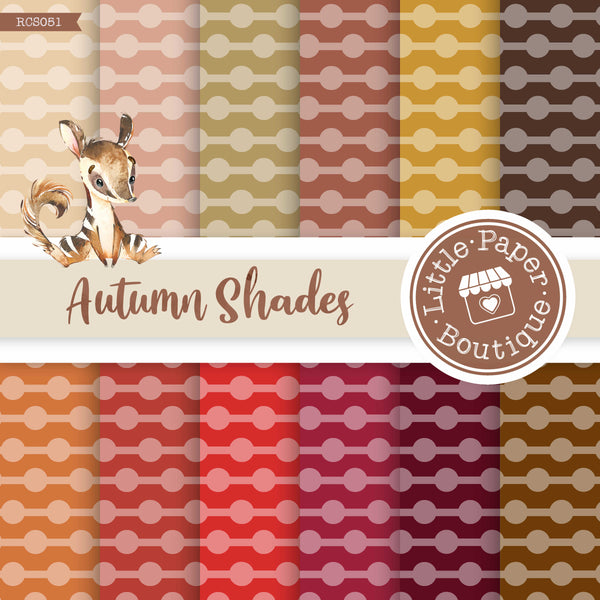 Autumn Shades Digital Paper RCS051